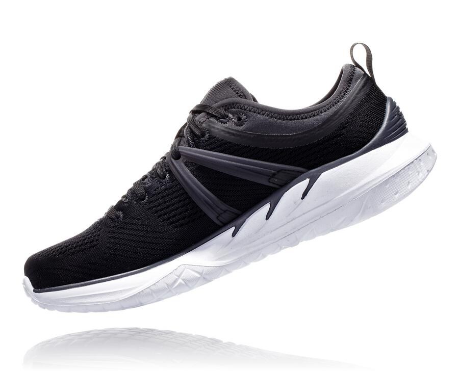 Tenis Hoka One One Mujer Negros/Blancos - Tivra - DVLO64501